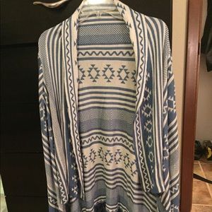 Aztec Print Cardigan Size Medium